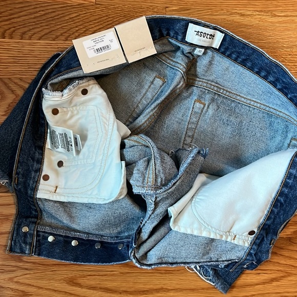 AGolde Parker Long Shorts Size 32 NWT - Picture 10 of 14